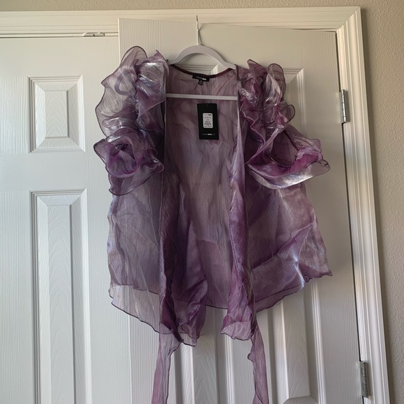 Fashion Nova Wrap Top *NWT* - Picture 3 of 4